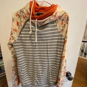 Ampersand Ave Doublehood sweatshirt